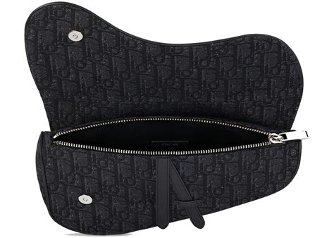 black dior oblique jacquard price|saddle wallet pouch Dior.